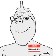 female hello_my_name_is_(sticker) mayo mayonnaise subvariant:gapejak_female variant:gapejak // 940x992 // 79.7KB
