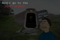 ao_oni bloodshot_eyes blue_hoodie brown_hair bunker irl_background jartycuck kuro_oni meta:not_a_video nigger open_mouth series:brimstone_creepypastas subvariant:brazilmutt subvariant:jartycuck teeth thumbnail variant:chudjak variant:meximutt white_skin // 2000x1357 // 779.6KB