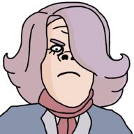 angry cartoon clothes female hair ongezellig purple_hair scarf soyjak subvariant:female_a24_slowburn variant:a24_slowburn_soyjak vera_(ongezellig) white_skin // 1000x1000 // 34.9KB