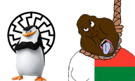 blacksun flag:madagascar madagascar movie_parody nazism nigger pingu variant:meximutt // 1393x845 // 399.9KB