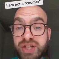 bald black_eyes black_glasses blue_eyes coomer ear ext=mp4 eyebrows eyes glasses gooner irl jimbo_(user) meta:namefags nose red_glasses soyboy stubble variant:unknown white_skin // 360x360, 58.5s // 6.5MB