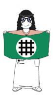 fascism flag flag:iron_guard iron_guard legionary romania variant:soytan // 966x1722 // 273.2KB