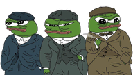 3frogs amphibian animal cigarette closed_mouth clothes frog green_skin hat holding_cigarette holding_object jacket lips nas nas:pepe pepe pepe_the_frog smoke subnas:apu transparent_background // 1200x675 // 803.2KB