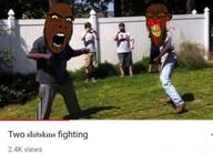 2soyjaks angry black_skin blood fat glasses irl meme nigger open_mouth shitskin skinny stubble subvariant:feralrage teeth two_retards_fighting two_shitskins_fighting variant:cobson variant:feraljak youtube youtube_thumbnail // 600x435 // 277.6KB