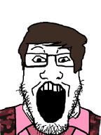 clothes front_facing mouth_open nateverse nill subvariant:neutralplier suit variant:markiplier_soyjak yuppie // 540x720 // 44.6KB