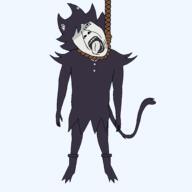 ack animal bell boot cat cat_ear clothes fpe fundamental_paper_education furfag hair hanging open_mouth rope shoe skell_fpe skull tongue tongue_out variant:bernd variant:gapejak // 2048x2048 // 58.5KB