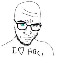 ABCs a10_eyes abc bald beard cricket_mcbricket eyes glasses smug smug_little_fuck text variant:unknown // 600x600 // 22.7KB