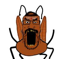 hindflea hindroach hindu india indian pajeet poojeet rapejeet seething soyjak subvariant:hindflea variant:markiplier_soyjak // 1730x1730 // 493.8KB