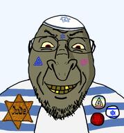 big_nose boylover_symbol brown_skin closed_mouth clothes demon detrans flag:israel flag:minor_attracted_person girllover_symbol glasses gold_tooth hat judaism jude kike kike_nose kippah ominous pedophile rotten_teeth satan satanist scary smile star_of_david star_of_remphan stubble template variant:bernd yamaka yellow_teeth // 1906x2048 // 984.6KB