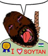 BRIMMIEST_COMMENTS_SECTION☣️☣️☣️_DO_NOT_ENTER☣️☣️☣️ ack anti_soytan award beard coomer crying flag:lesotho gooner hair lesotho nigger red_sclera rope rotten_teeth soytan_is_NAS soytan_will_never_be_a_gem speech_bubble subvariant:jartycuck tongue tranny transheart variant:bernd variant:chudjak // 768x900 // 158.7KB