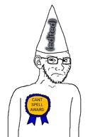 award dunce frown smug text variant:soyak // 1465x1994 // 146.7KB