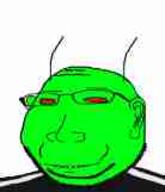 antenna bald clothes compressed cricket ear green_skin insects low_quality red_eyes series:crickjaks stubble subvariant:massjak track_suit variant:gapejak // 138x161 // 2.4KB