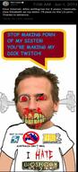 2k angry australia australian bioshock bioshock_2 bloodshot_eyes flag flag:australia judaism ken_levine seethe seething star_(symbol) steam subvariant:science_lover twitter twitter_checkmark variant:feraljak variant:markiplier_soyjak zero_puncutation // 754x1656 // 487.7KB
