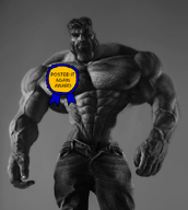 award body buff grey_background grey_hair grey_pants grey_skin jeans low_effort nas:gigachad posted_it_again_award subnas:terachad text