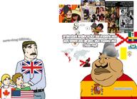 HispanidadConquistador(namefag) american_flag anglo anglosphere british british_empire canada conquistador flag:argentina flag:canada flag:colombia flag:mexico flag:spanish_empire flag:united_kingdom flag:united_state flag:vatican_city helmet latin_america latino map mexico meximutt racemixing spain spanish spanish_empire spanish_text united_kingdom united_states variant:meximutt variant:wojak // 2601x1885 // 1.1MB
