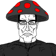 buff dunchenman_(user) glasses looking_at_you meta:namefags meta:op_is_too_sleepy_to_tag mushroom subvariant:perceptive_chud variant:chudjak // 799x799 // 66.7KB