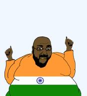 arm bald beard biting_lip brown_skin clothes fat finger flag:india glasses hand hands_up india indian nail open_mouth someordinarygamers subvariant:slutson teeth tshirt variant:cobson variant:mutaharjak yellow_teeth // 1335x1475 // 44.5KB