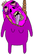 ack ack! admin arch_linux banana_split_ice_cream female hanging magenta_skin no_glasses noose quote quote_(user) quote_admin subvariant:brunetto tongue_out transparent_background variant:bernd // 544x876 // 37.4KB