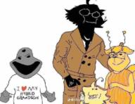 antenna bive black_skin character drretro family friends glasses i_love meta:tagme mr regretevator roblox smile soyjak split variant:gapejak watermark white_shirt // 800x618 // 443.2KB