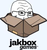 box glasses hiding jackbox logo pun soyjak stubble text translucent translucent_background transparent transparent_background variant:soyak video_game // 539x576 // 58.0KB