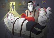 bloodshot_eyes crying lorna markiplier medic medical_procedure my_little_pony open_mouth rope soyjak subvariant:neutralplier suicide surgery syringe team_fortress_2 terrible_mouse tongue variant:bernd variant:chudjak variant:markiplier_soyjak // 1827x1280 // 1.6MB