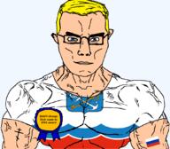 1991 anchor arm award blue_eyes buff christianity closed_mouth clothes eastern_orthodox eyes_like_the_o-o-cean flag flag:leningrad_oblast flag:russia glasses hair key leningrad_oblast orthodox_cross russia soyjak subvariant:chudjak_front subvariant:muscular_chud text transparent transparent_background tshirt variant:chudjak vein yellow_hair // 1059x929 // 93.0KB