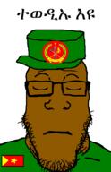 closed_eyes closed_mouth clothes frown glasses hat its_over military sad soyjak stubble text tigray variant:markiplier_soyjak // 590x914 // 55.4KB