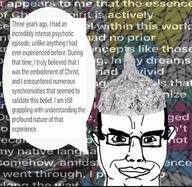 christianity chud conspiracy conspiracy_theory estoteric glasses jesus schizo subvariant:chudjak_front tin_foil tinfoil_hat variant:chudjak wordswordswords // 1284x1250 // 1.0MB