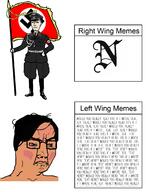 angry bloodshot_eyes brown_skin closed_mouth clothes crying flag flag_bearer full_body glasses hair hand hat holding_flag holding_object left_wing nazism nigger right_wing soyjak swastika text uniform variant:chudjak wall_of_text wordswordswords // 1658x2116 // 598.7KB