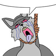 animal animal_ears bugs_bunny furry hanging open_mouth redraw rope speech_bubble speech_bubble_empty suicide variant:bernd // 543x537 // 123.2KB