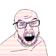 angry animated bald epilepsy flashing flashing_lights forehead_lines forehead_wrinkles glasses open_mouth stubble translucent translucent_background transparent transparent_background trend:colorjak variant:feraljak // 231x231 // 31.8KB