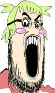 4chan 4cuck angry anime distorted hair open_mouth rosy_cheeks variant:fatjak yotsoyba // 915x1542 // 107.2KB