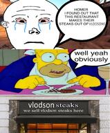 absolutenutcase162 cp_steel crying homer_simpson restaurant team_fortress_2 the_simpsons variant:vlodson // 1080x1304 // 1.2MB