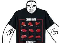 1488 arm closed_mouth clothes glasses hair meat soyjak subvariant:patrick swastika tattoo text tshirt variant:chudjak // 1510x1103 // 846.6KB