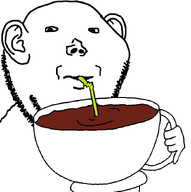 coffee cup drinking drinking_straw ear holding_cup holding_object sip soyjak straw stubble subvariant:impdrink subvariant:swedemass template transparent_background variant:impish_soyak_ears // 845x850 // 20.6KB