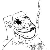 ack artist:crimsonvoidhydra1488 background bambi_(moldygh) big_lips clothes dave_(moldygh) dave_and_bambi dead female hair hanging hat lips mari_(omori) meta:tagme rope subvariant:jartycuck text traced variant:chudjak wheelchair // 768x768 // 145.8KB