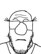 balding dilbert glasses variant:markiplier_soyjak wally_(dilbert) // 600x800 // 100.8KB