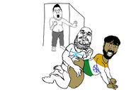 3soyjaks anal_penetration barefoot brown_skin ethan_klein foot gay glasses h3h3_productions hair india indian israel nikocado_avocado nipple nsfw open_mouth sex shirtless someordinarygamers soyjak stubble variant:cadojak variant:mutaharjak // 1608x1158 // 238.4KB