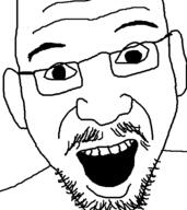 beard drawing gape soyjak variant:unknown // 467x523 // 5.5KB