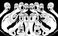 glasses horror monster open_mouth redraw soyjak stubble variant:a24_slowburn_soyjak variant:cobson variant:el_perro_rabioso variant:et variant:feraljak variant:gapejak variant:markiplier_soyjak variant:soyak variant:tony_soprano_soyjak // 1208x748 // 268.5KB