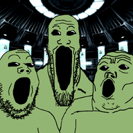 3soyjaks alien green open_mouth soyjak space stretched_mouth stubble trend:soyjak_trio variant:gapejak variant:markiplier_soyjak variant:tony_soprano_soyjak // 968x832 // 301.1KB