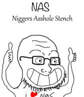 arm calarts clothes glasses grin hand i_love nas nigger smile so_true soyjak stubble text thumbs_up variant:soyak // 1422x1626 // 429.1KB