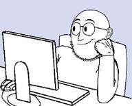 arm bald blue_background body chair closed_mouth computer fist glasses grin hand room sitting smile soyjak stubble variant:weirdpenis wholesome // 975x789 // 9.8KB