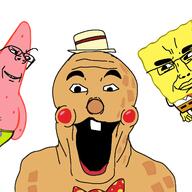 chudbob goofy_goober meta:tagme spongebob_squarepants variant:chudjak variant:markiplier_soyjak // 1500x1500 // 498.6KB
