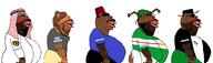 5soyjaks Hamas_2(namefag) Warrior-Z(user) albert_(user) arm batman blue_shirt brown_hair brown_skin chechnya clothes diaper ear emo_hair fat fez glasses grey_shirt hair hat headband islam joel_(user) joelwarlock kratos military_hat mustache open_mouth poop roach satoko_fans_arent_white_(NameFag) soyjak stubble subvariant:impish_amerimutt suit sunglasses tan_skin text variant:impish_soyak_ears // 3165x937 // 286.2KB