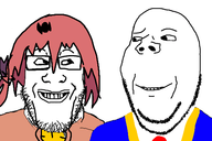 anime apple are_you_soying_what_im_soying blue_tuxedo gabriel_dropout iphone itoddler satania satanichia_kurumizawa_mcdowell tuxedo variant:gapejak variant:markiplier_soyjak // 500x333 // 83.0KB