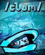 blue calm clam lips oyster pun sea subvariant:impish_amerimutt variant:gapejak wordplay // 574x694 // 165.3KB