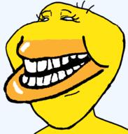 Sylvester_and_Tweety Tweety artist:salsamaster beak bird blue_eyes canary cartoon looney_tunes smile subvariant:impish_amerimutt teeth trollface variant:impish_soyak_ears warner_bros // 598x628 // 26.3KB