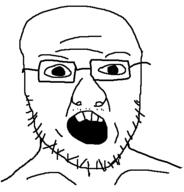 angry glasses open_mouth stubble variant:unknown // 457x478 // 5.1KB