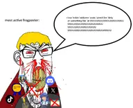 amphibian award flag:minor_attracted_person frog frogposting kuz nas:pepe nusoi obsessed oldcuck oldfag pepe_the_frog shartycuck tiktok twitter variant:feraljak variant:kuzjak // 1280x1039 // 149.6KB